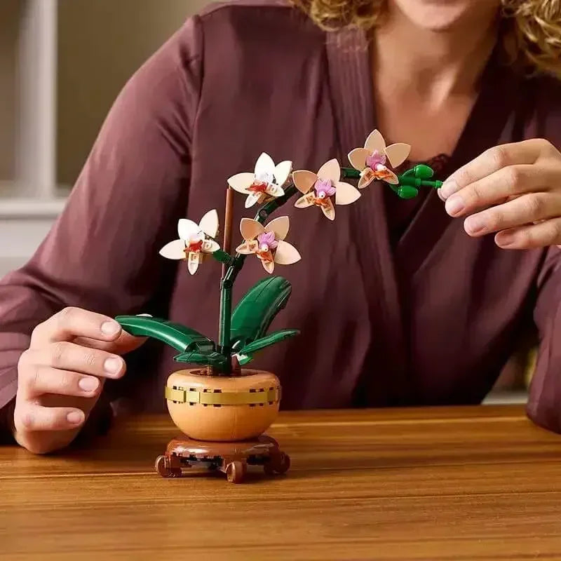 Fleurs Décoratives en Blocs de Construction – Collection Botanique à Assembler
